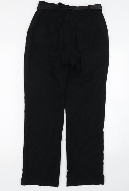 Womens UK Size 10 M&S Regular Fit  Black Trousers