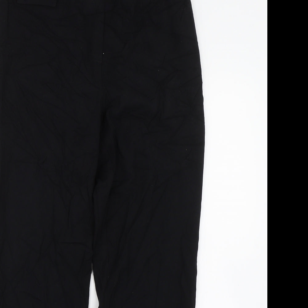 Womens UK Size 10 M&S Regular Fit  Black Trousers