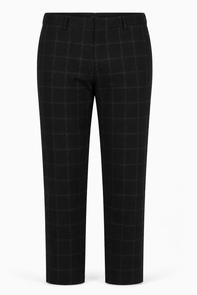 Womens UK Size 32 H&M Regular Fit  Black Trousers