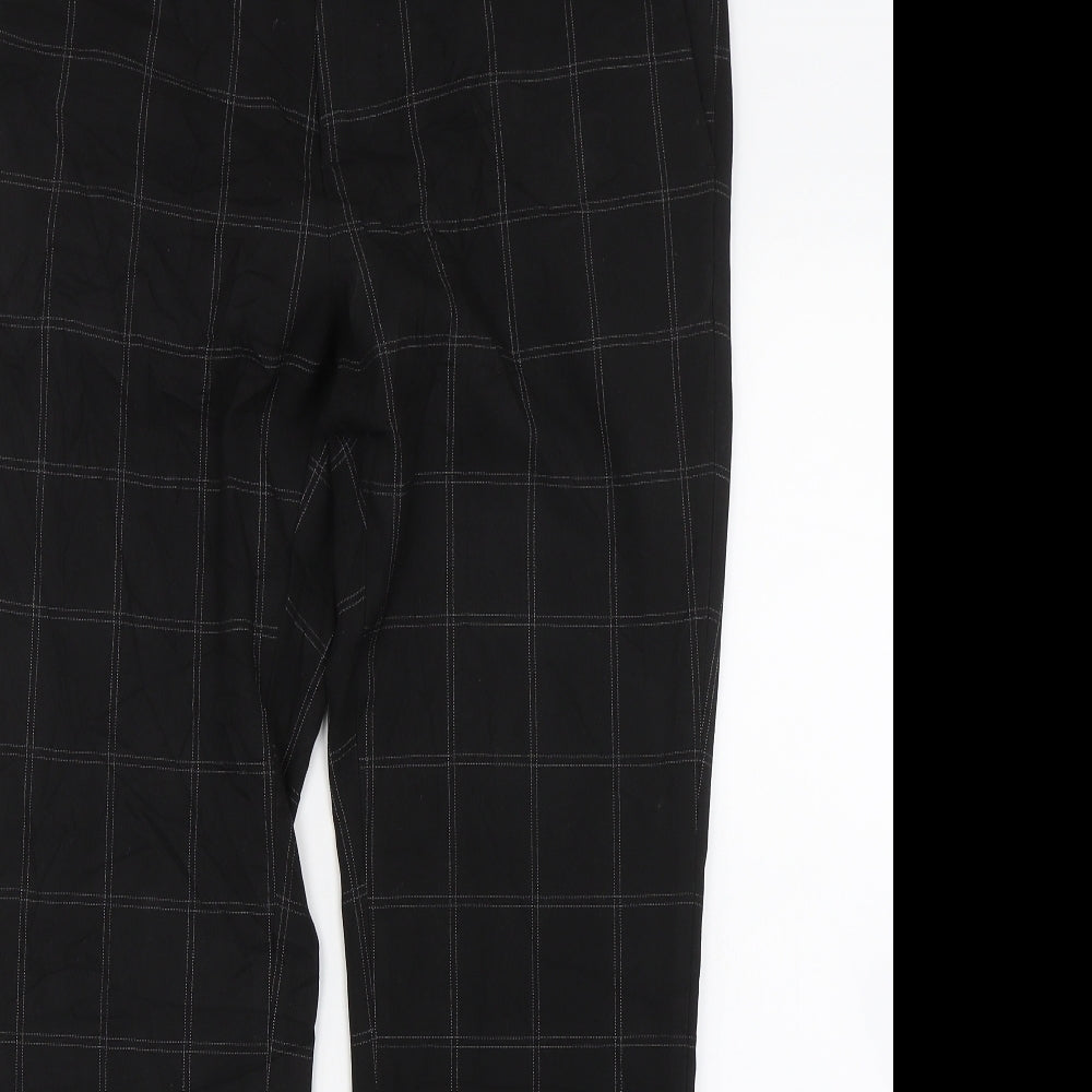 Womens UK Size 32 H&M Regular Fit  Black Trousers