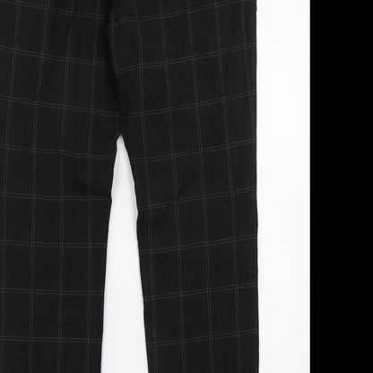 Womens UK Size 32 H&M Regular Fit  Black Trousers