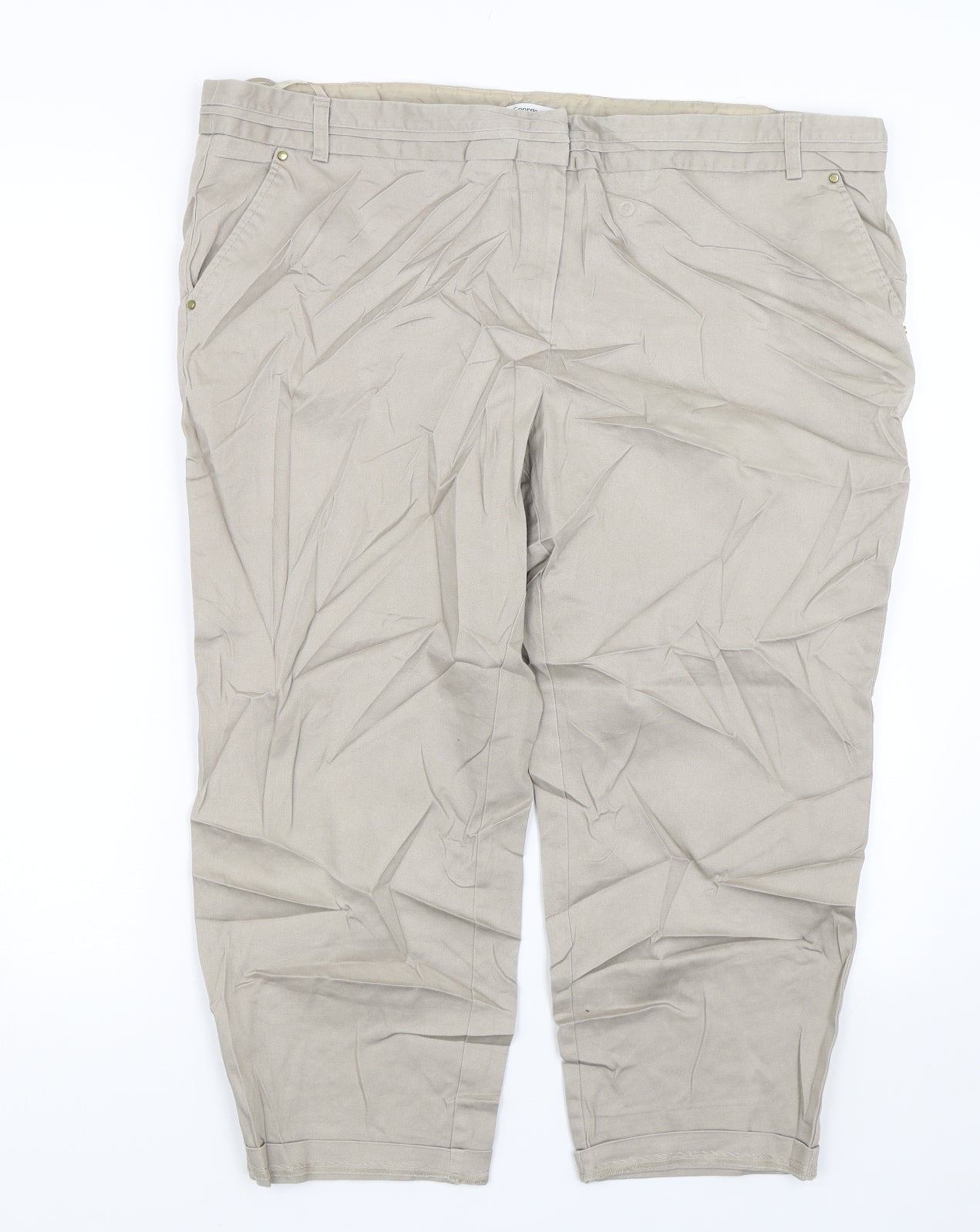 George Womens Beige   Trousers  Size 20 L20 in