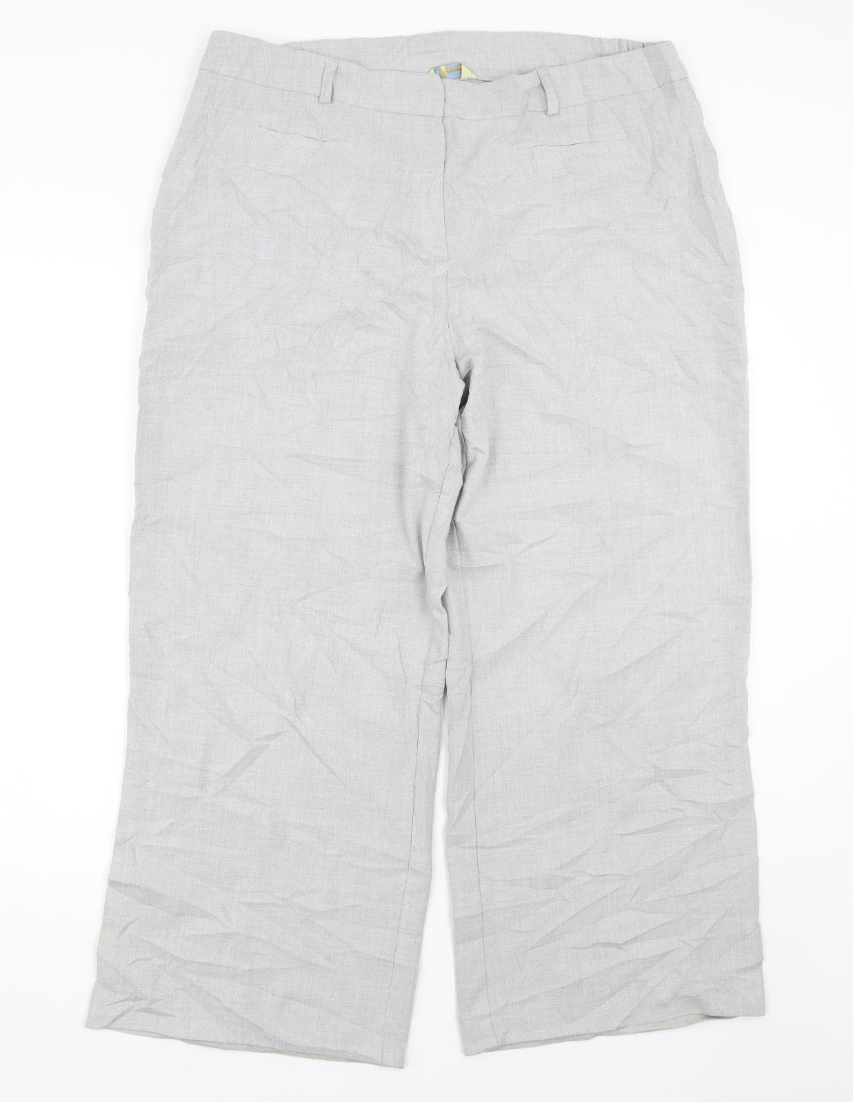 Womens UK Size 18 Agenda Regular Fit  Grey Trousers