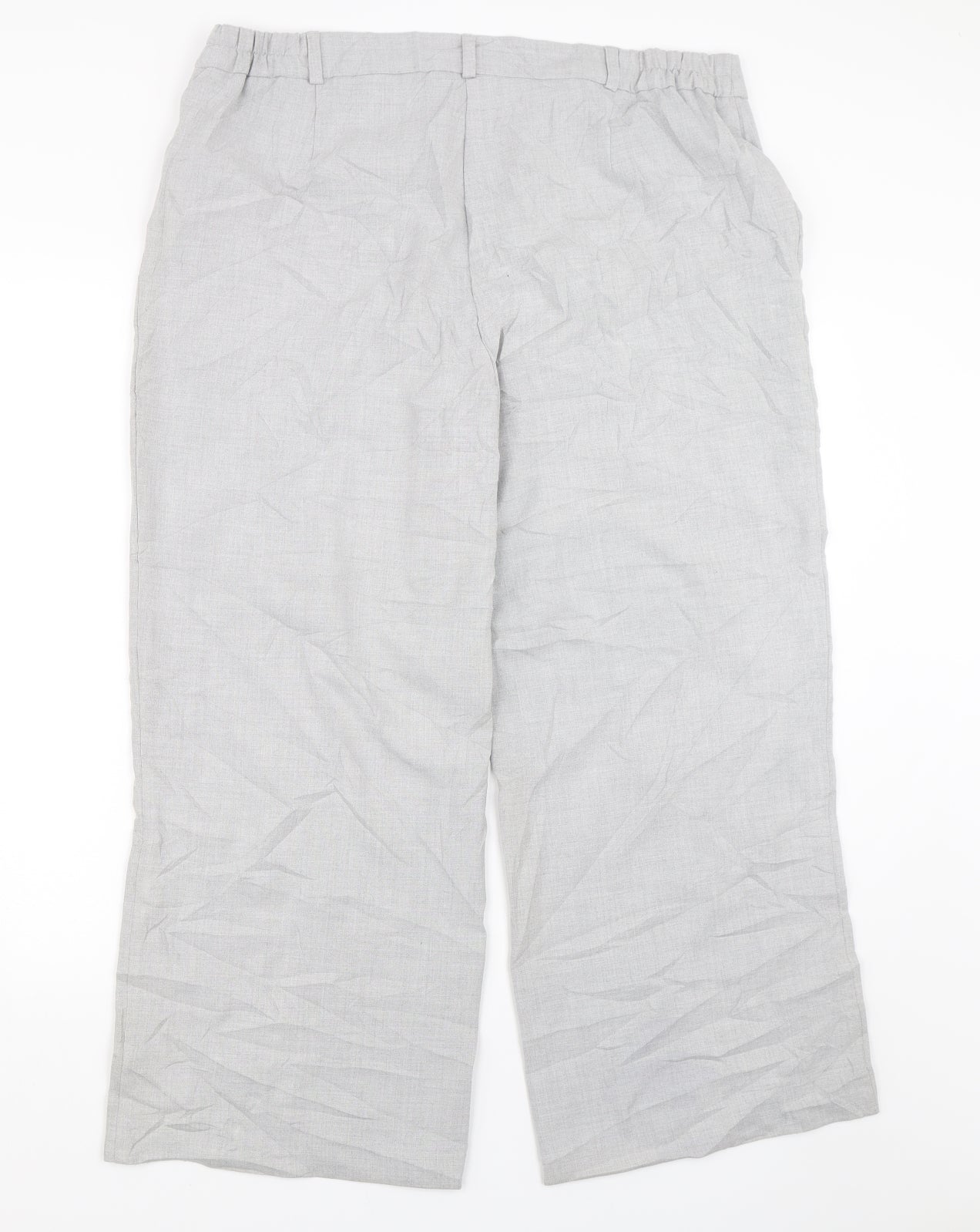 Womens UK Size 18 Agenda Regular Fit  Grey Trousers