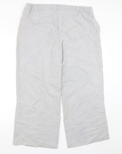 Womens UK Size 18 Agenda Regular Fit  Grey Trousers