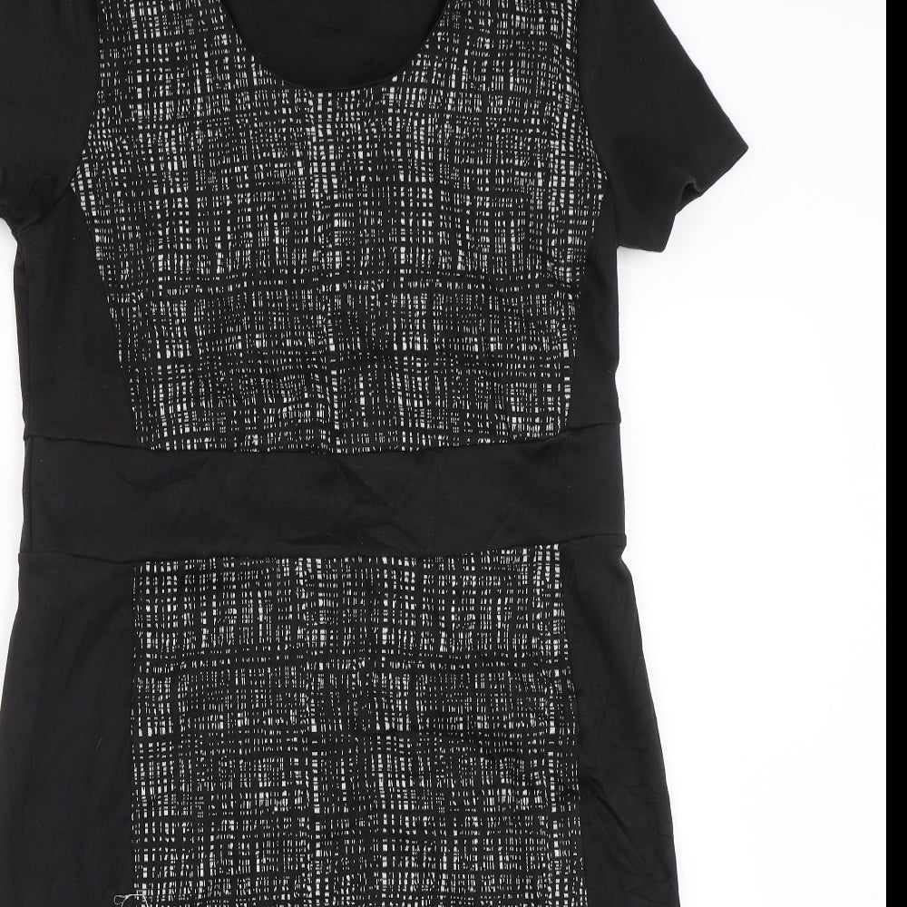 Lavita Womens Black   T-Shirt Dress  Size 14