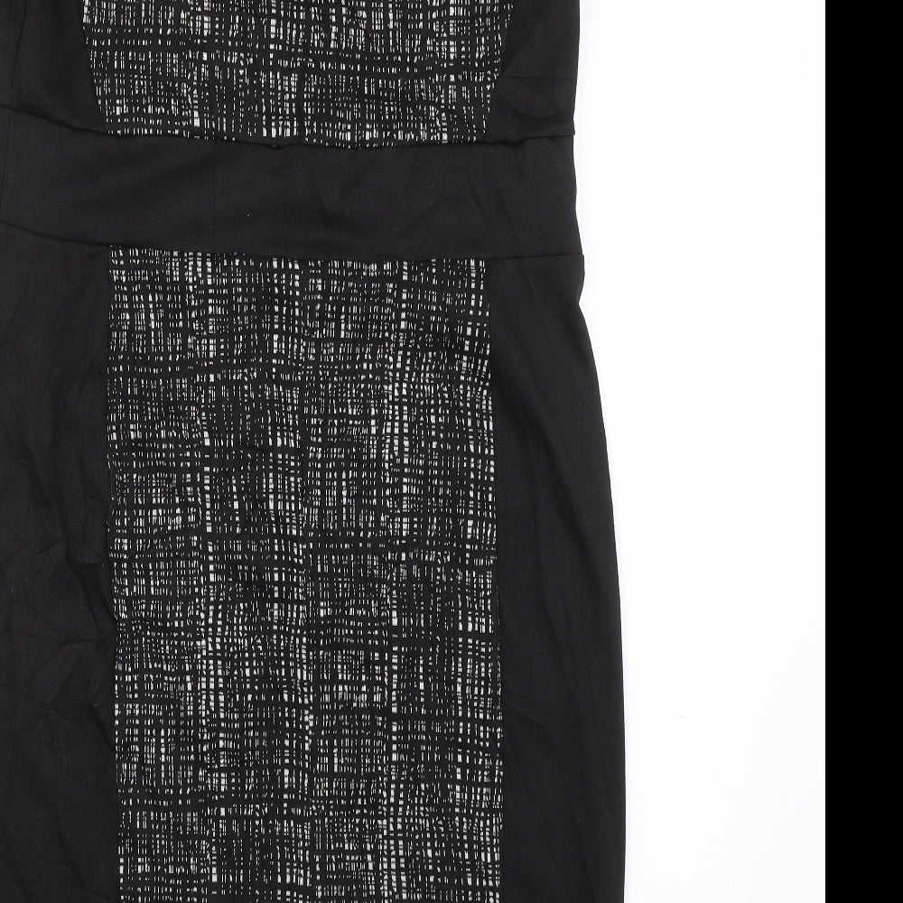 Lavita Womens Black   T-Shirt Dress  Size 14