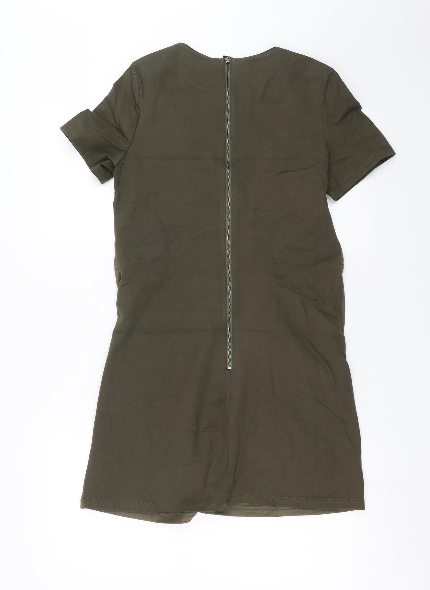 Preworn Womens Green   T-Shirt Dress  Size 8