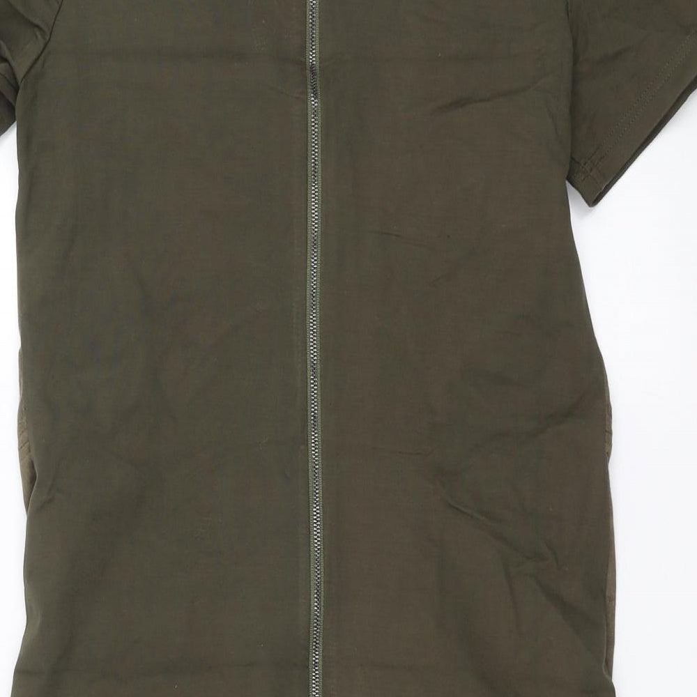 Preworn Womens Green   T-Shirt Dress  Size 8