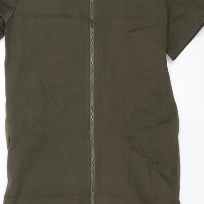 Preworn Womens Green   T-Shirt Dress  Size 8