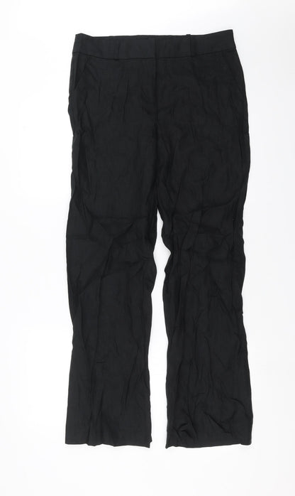 TU Womens Black   Trousers  Size 12 L31 in
