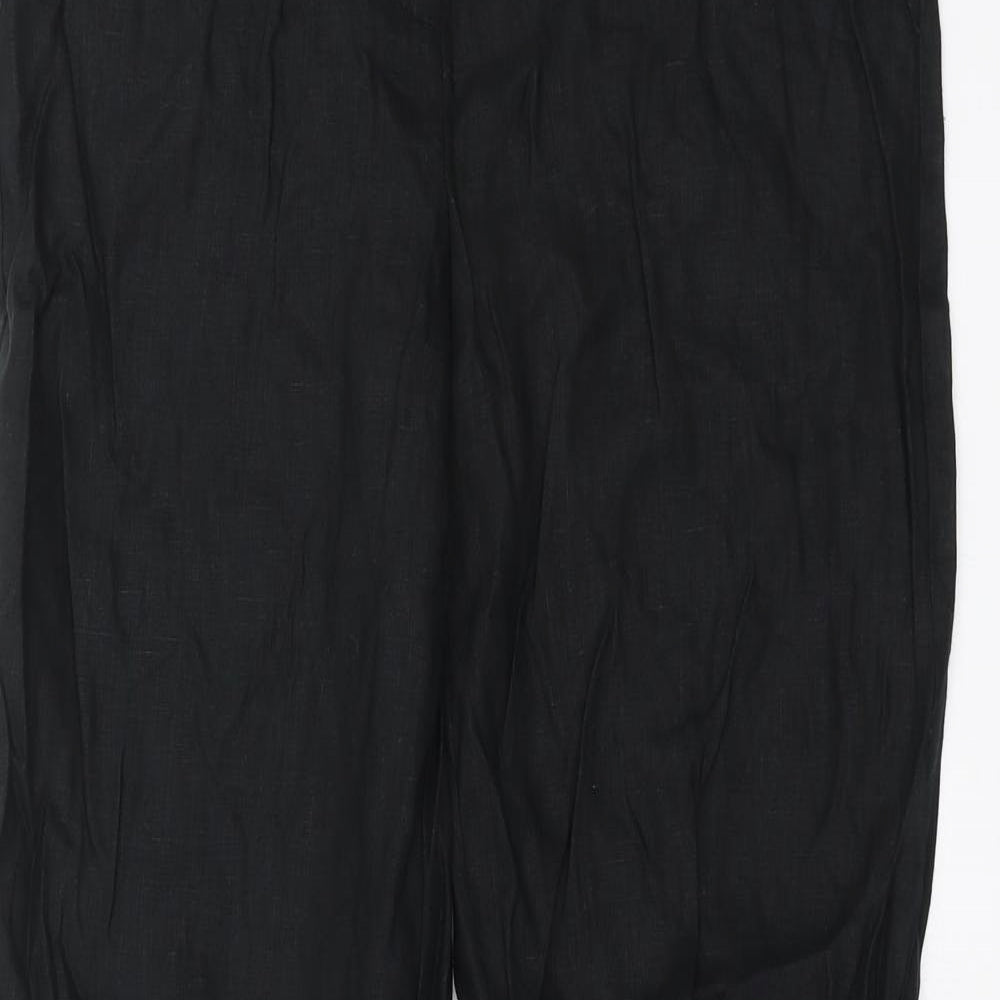 TU Womens Black   Trousers  Size 12 L31 in