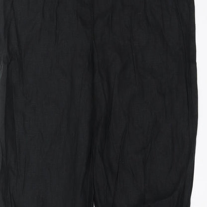 TU Womens Black   Trousers  Size 12 L31 in