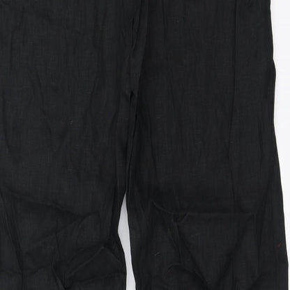 TU Womens Black   Trousers  Size 12 L31 in