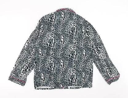 nd intimates Womens Grey Animal Print  Top Pyjama Top Size S