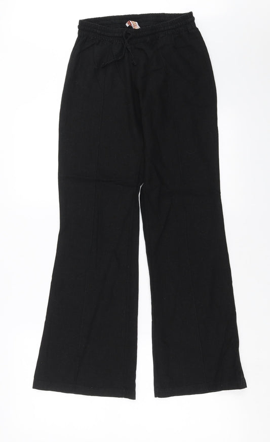2 unreal Womens Black   Trousers  Size 8 L30 in