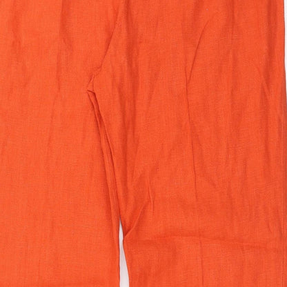 Bortex Womens Orange   Trousers  Size 14 L26 in