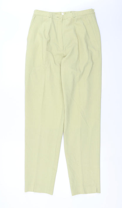 isabell Womens Green   Trousers  Size 12 L30 in
