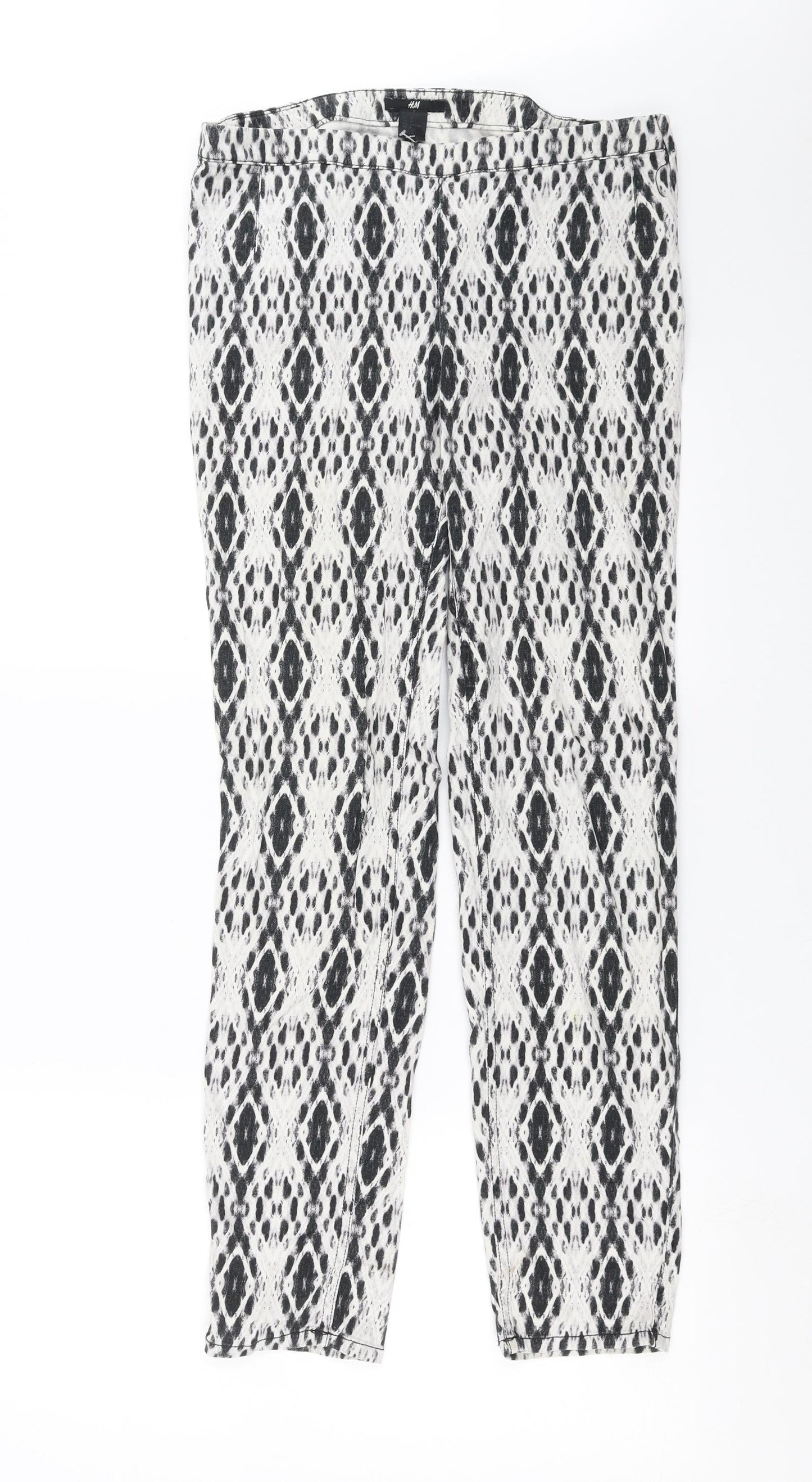 Womens UK Size 10 H&M Extra-Slim Fit Jegging White Jeans