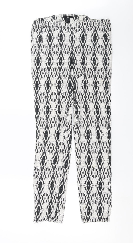 Womens UK Size 10 H&M Extra-Slim Fit Jegging White Jeans