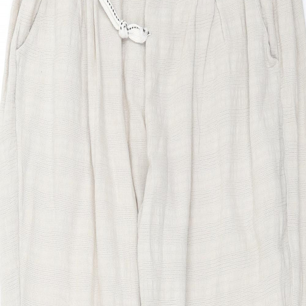 Womens UK Size 28 in Preworn Regular Fit  Beige Trousers