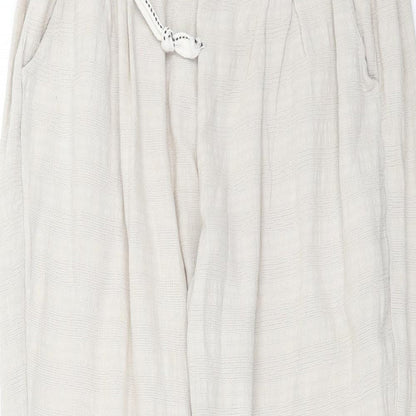 Womens UK Size 28 in Preworn Regular Fit  Beige Trousers
