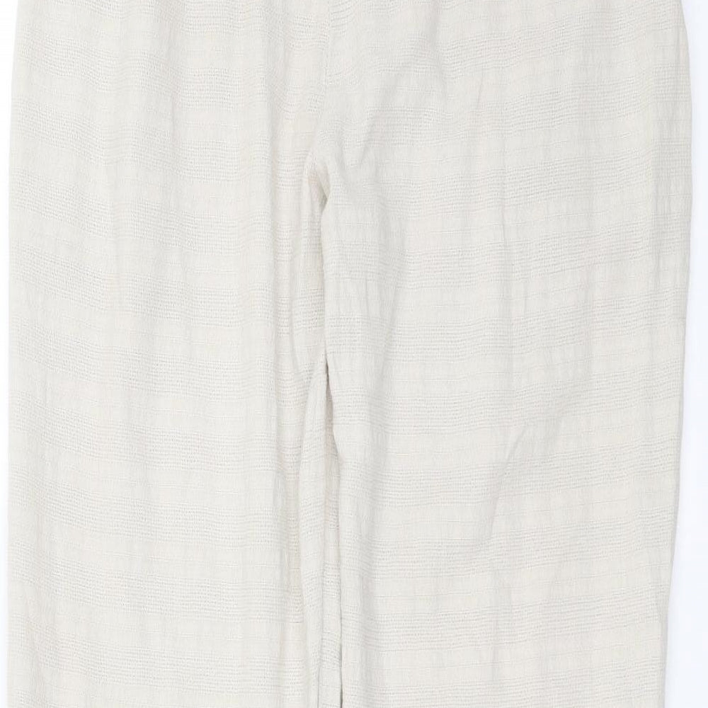 Womens UK Size 28 in Preworn Regular Fit  Beige Trousers