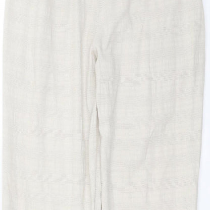 Womens UK Size 28 in Preworn Regular Fit  Beige Trousers