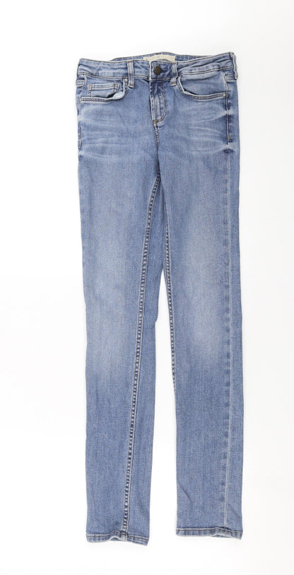Topshop Womens Blue  Denim Skinny Jeans Size 26 in L30 in