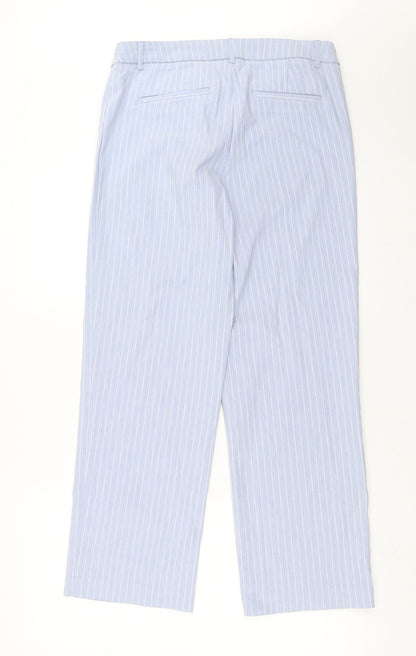 Carolina Belle Womens Blue Striped  Trousers  Size 14 L27 in
