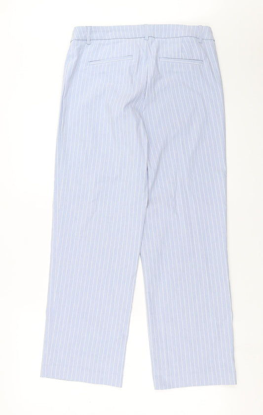 Carolina Belle Womens Blue Striped  Trousers  Size 14 L27 in