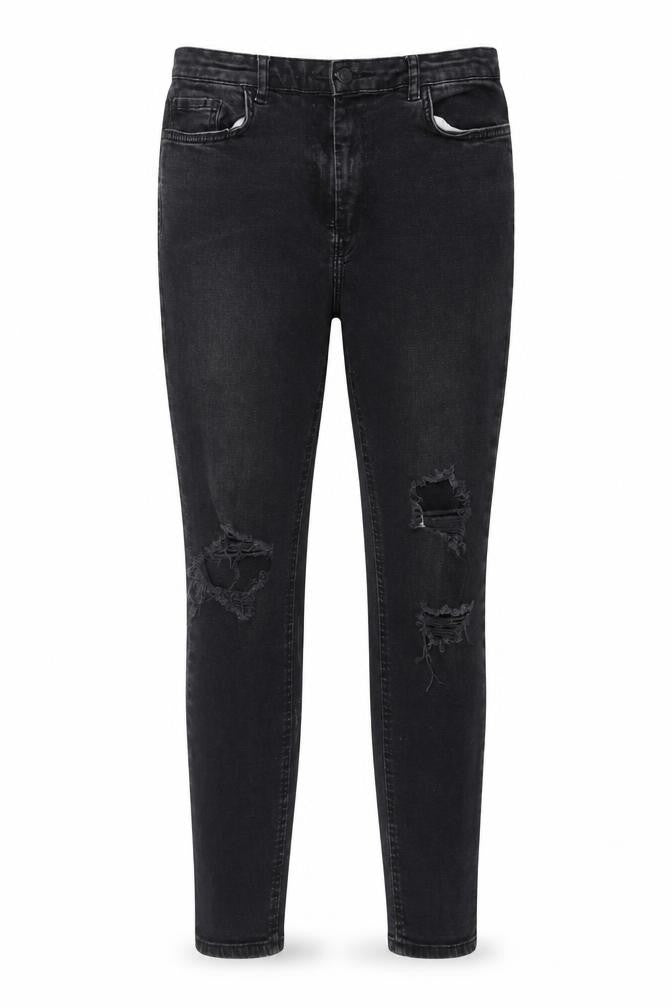 Womens UK Size 12 Studio Denim Extra-Slim Fit Skinny Black Jeans