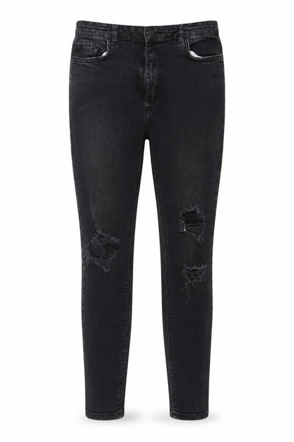Womens UK Size 12 Studio Denim Extra-Slim Fit Skinny Black Jeans