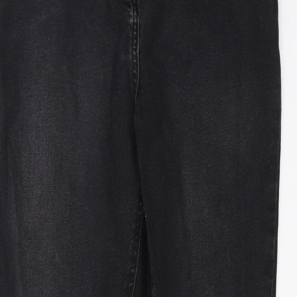 Womens UK Size 12 Studio Denim Extra-Slim Fit Skinny Black Jeans