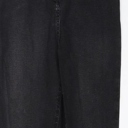 Womens UK Size 12 Studio Denim Extra-Slim Fit Skinny Black Jeans
