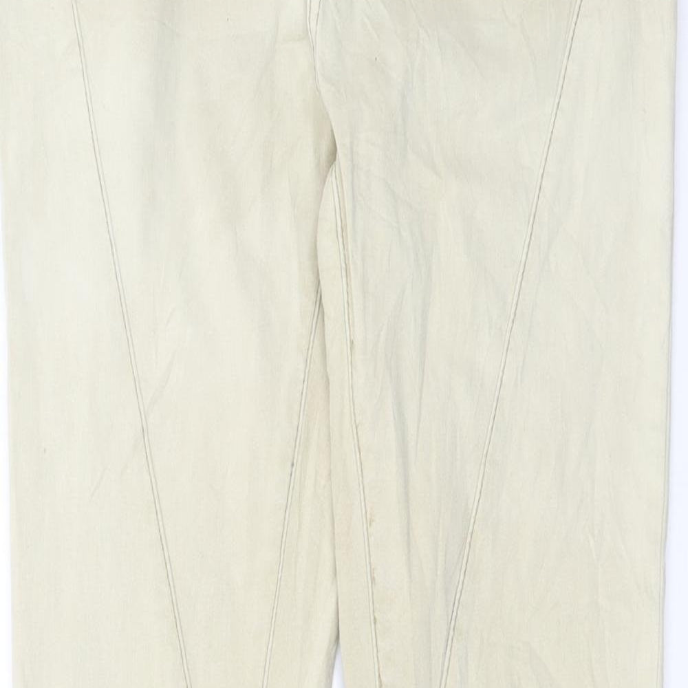 Sisters Point Womens Beige  Denim Skinny Jeans Size S L31 in