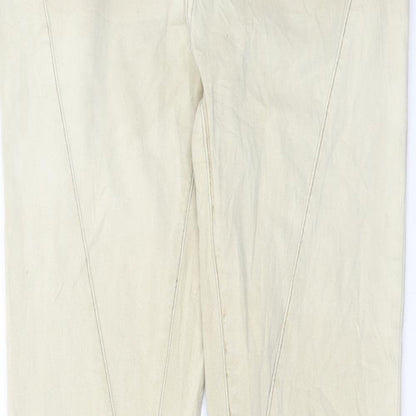 Sisters Point Womens Beige  Denim Skinny Jeans Size S L31 in