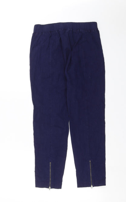 British india Womens Blue   Trousers  Size 30 in L25 in
