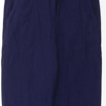British india Womens Blue   Trousers  Size 30 in L25 in
