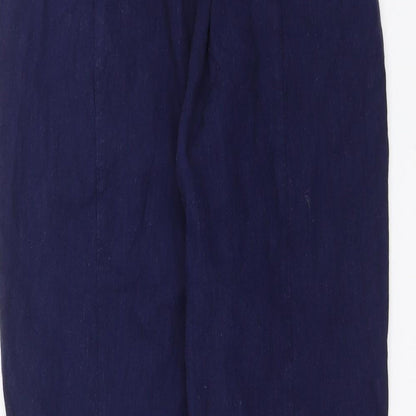 British india Womens Blue   Trousers  Size 30 in L25 in