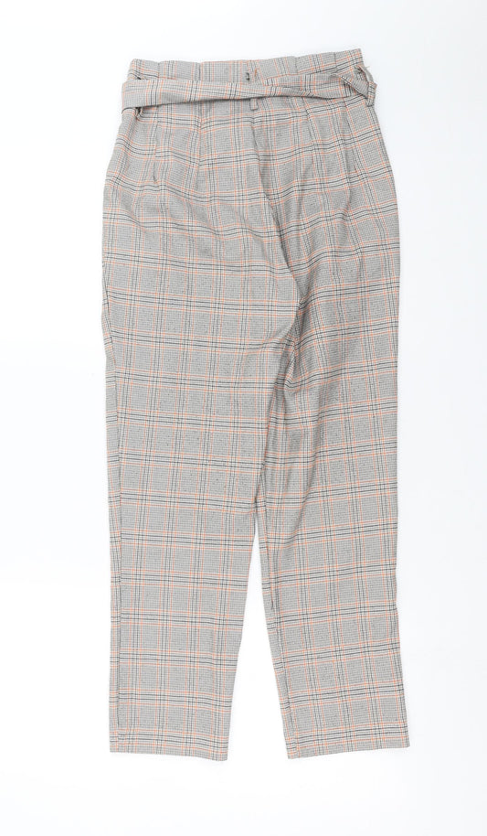 Hound Womens Black Houndstooth  Trousers  Size M L24 in