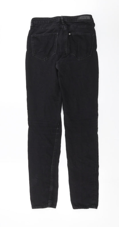Womens UK Size 27 in H&M Extra-Slim Fit Skinny Black Jeans