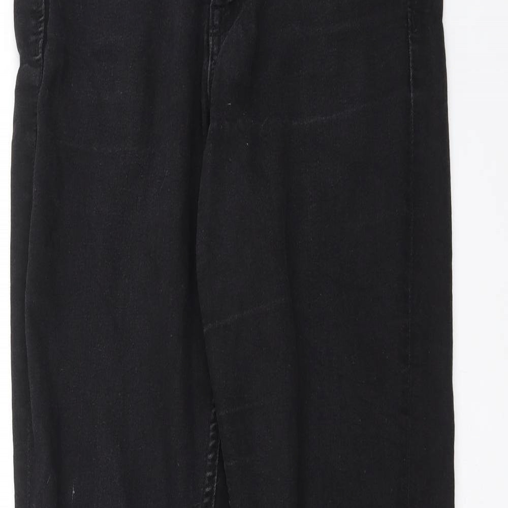 Womens UK Size 27 in H&M Extra-Slim Fit Skinny Black Jeans
