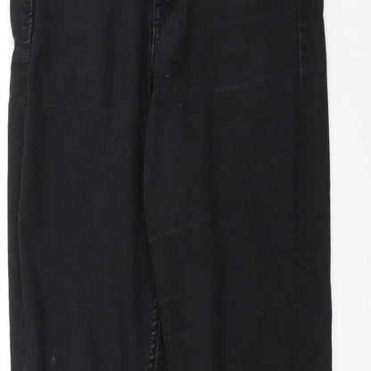Womens UK Size 27 in H&M Extra-Slim Fit Skinny Black Jeans