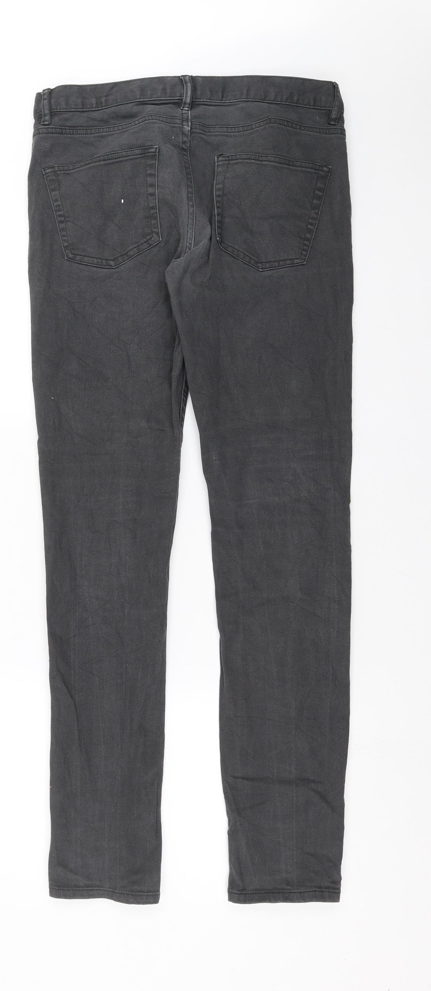 H&M Mens Grey  Denim Skinny Jeans Size 30 in L29 in