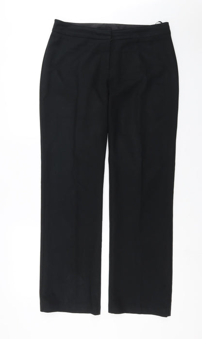 BHS Womens Black   Trousers  Size 12 L31 in