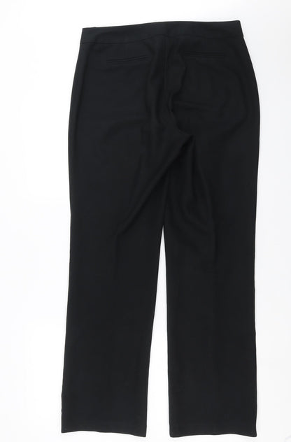 BHS Womens Black   Trousers  Size 12 L31 in