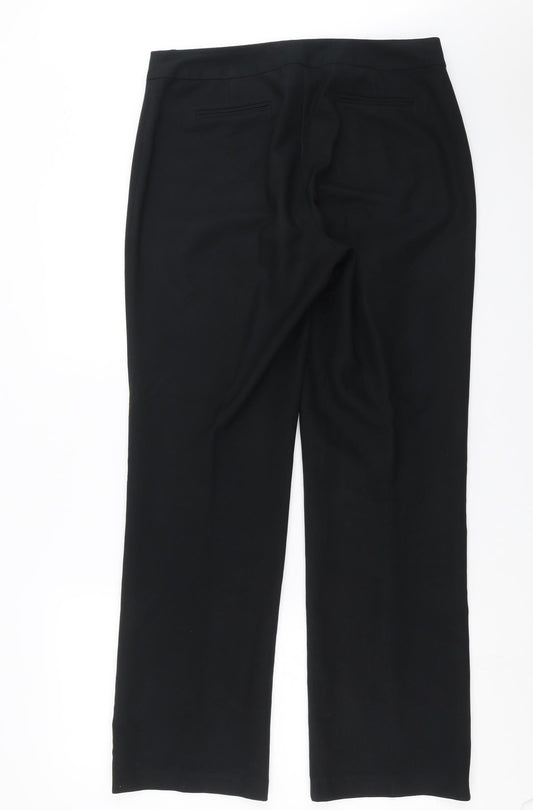 BHS Womens Black   Trousers  Size 12 L31 in