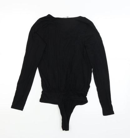 Womens UK Size 6 ASOS One-Piece Black Bodysuit