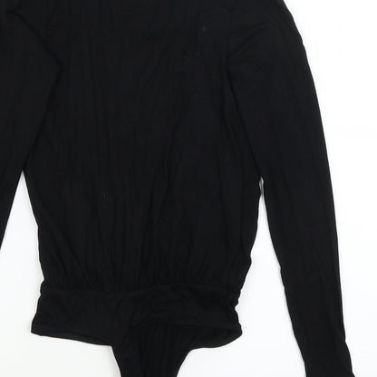 Womens UK Size 6 ASOS One-Piece Black Bodysuit
